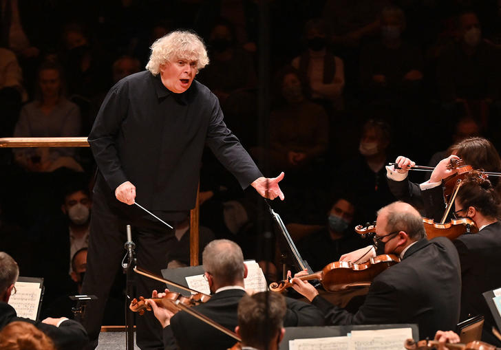 Sir Simon Rattle with London Symphony Orchestra