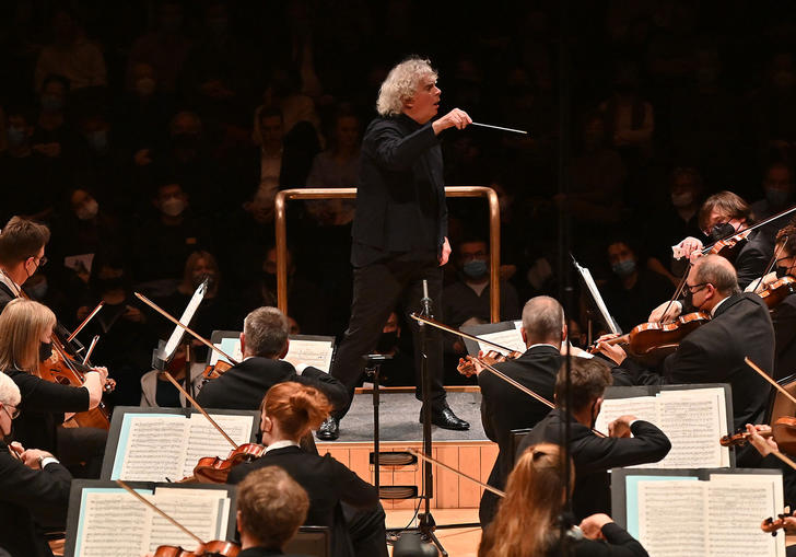 Sir Simon Rattle with London Symphony Orchestra