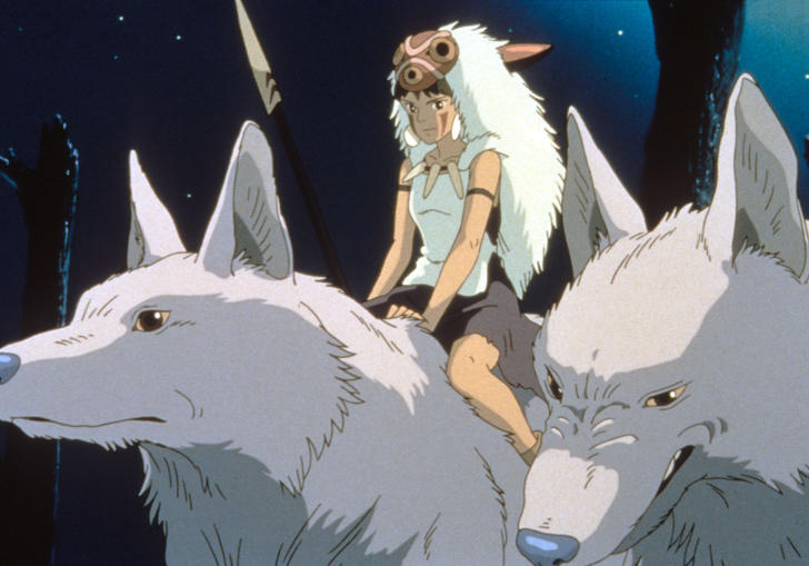 Princess Mononoke on wolves