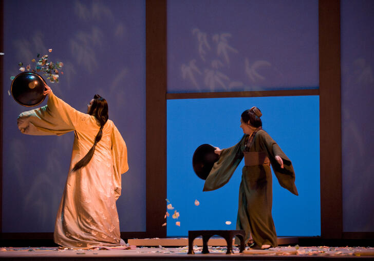 A production still from Madama Butterfly, part of Royal Opera House Live's 22-23 cinema season