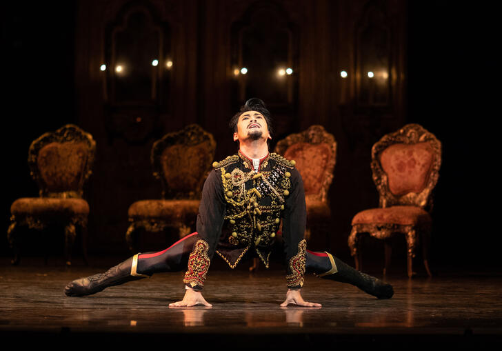 A production still from Mayerling, part of Royal Opera House Live's 22-23 cinema season