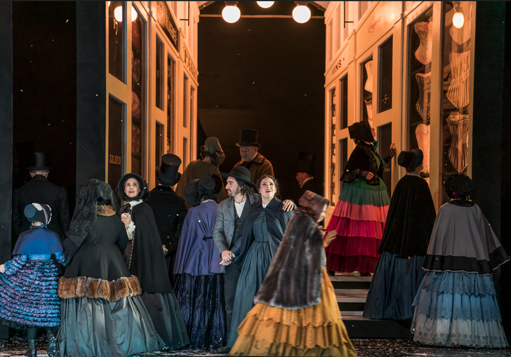 A production still from La Bohème, part of Royal Opera House Live's 22-23 cinema season