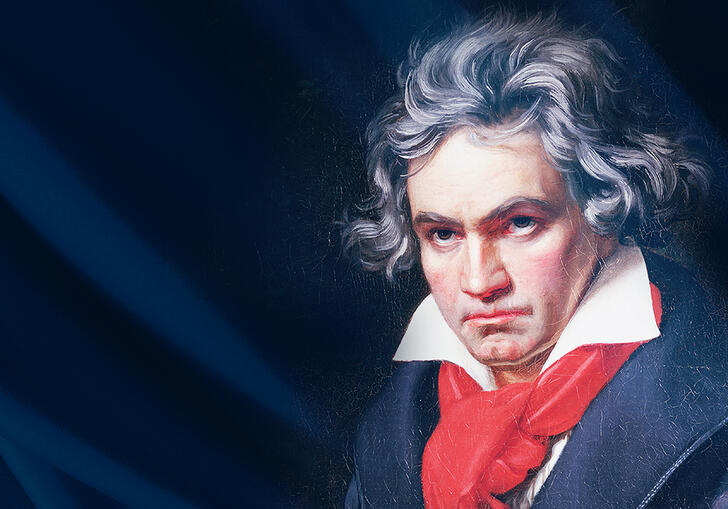 Portrait of Ludwig van Beethoven