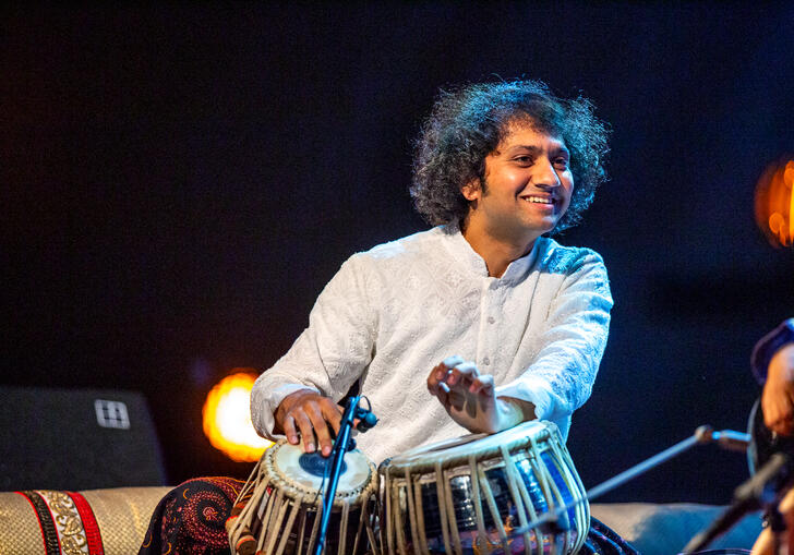 photo of tabla musician Ojas Adhiya
