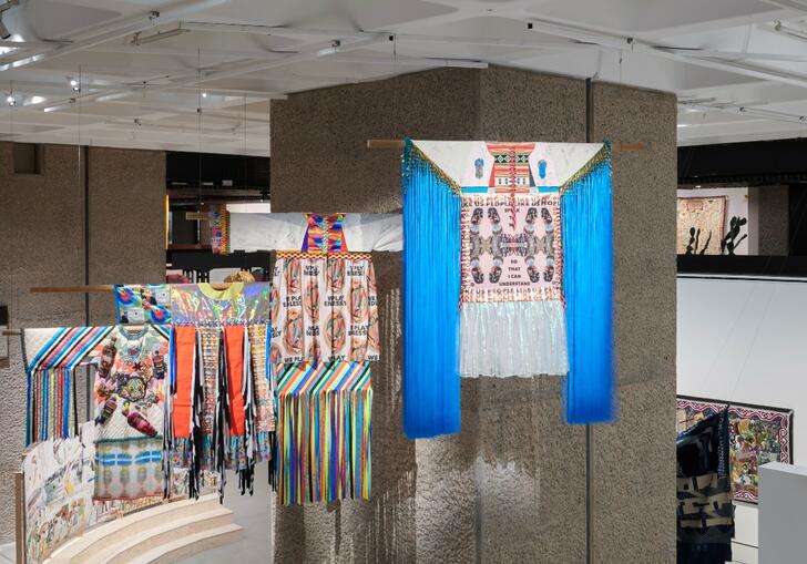  Unravel The Power and Politics of Textiles in Art, Installation view, Barbican Art Gallery (c) Jemima Yong Barbican Art Gallery