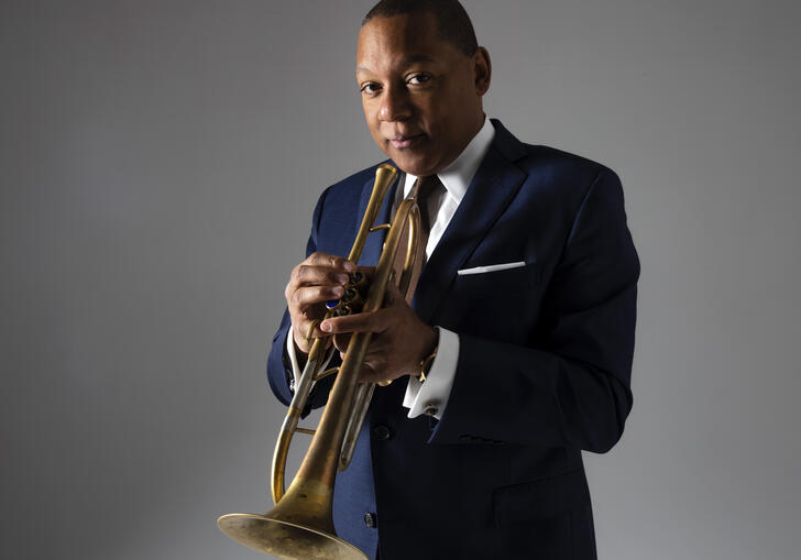 Photo of musician Wynton Marsalis