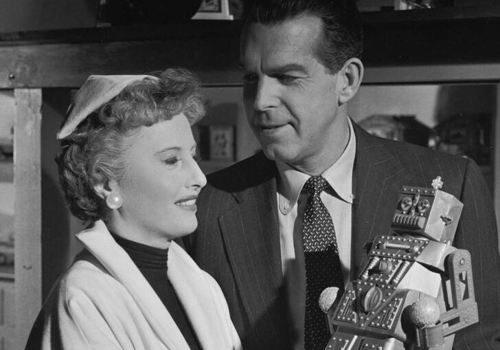 Barbara Stanwyck and Fred MacMurray 