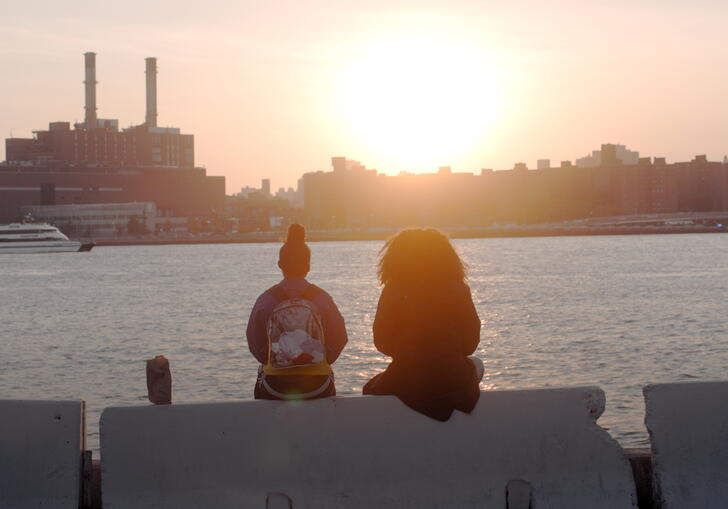 Still from short film Cousins