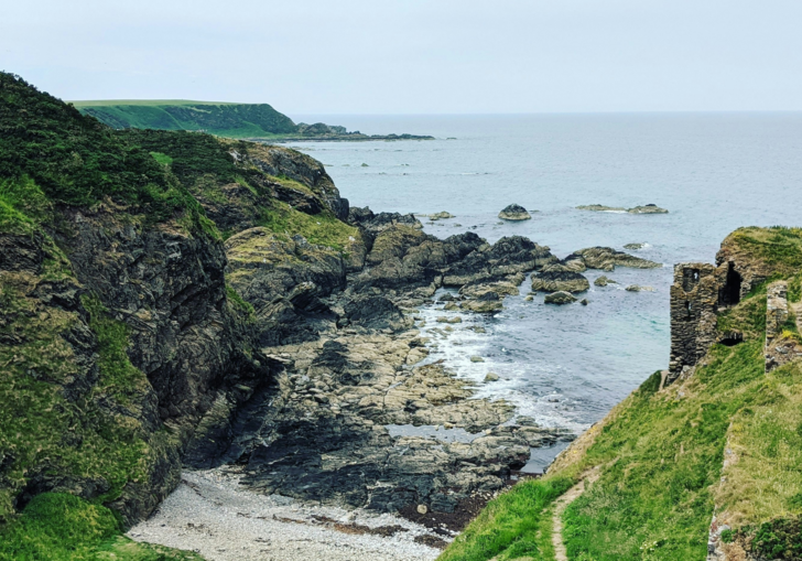 Image of a rugged coast in rural Scotland