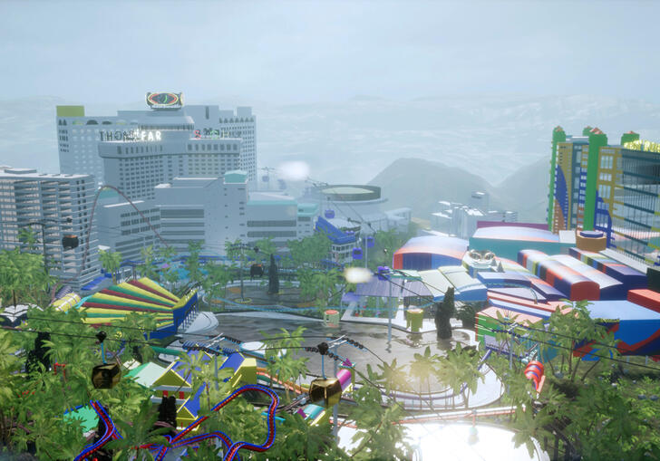 a 3D city