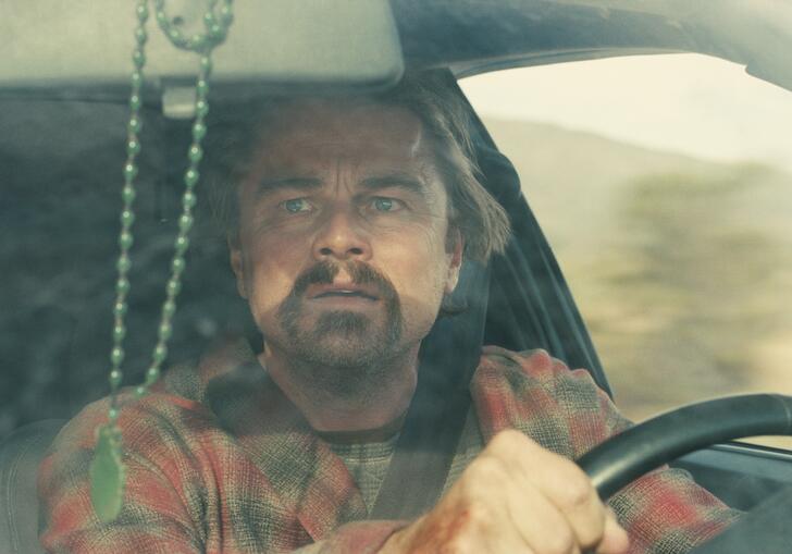 A man driving