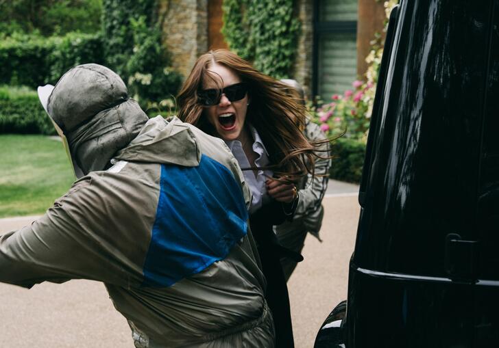 A woman gets abducted