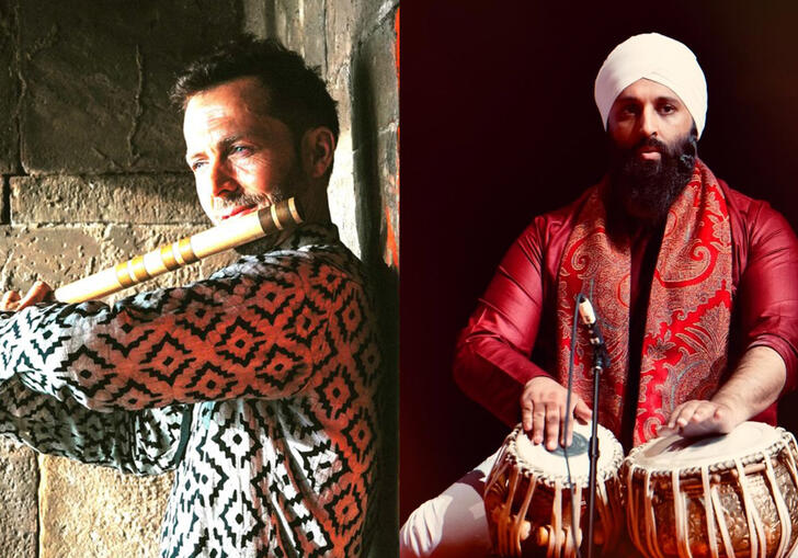 Two photos side-by-side of Jason Kalidas and Inderpal Pali Kalsi