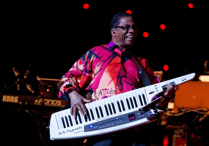 Herbie rocking the keytar