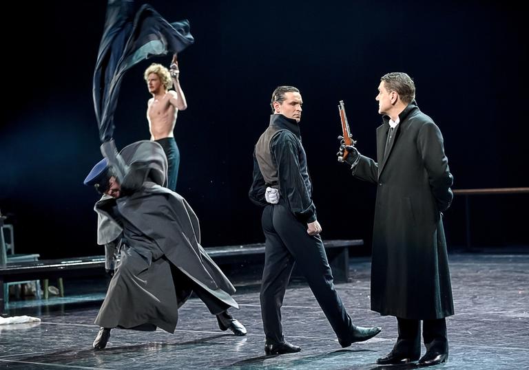 The scene of the duel, Eugene Onegin