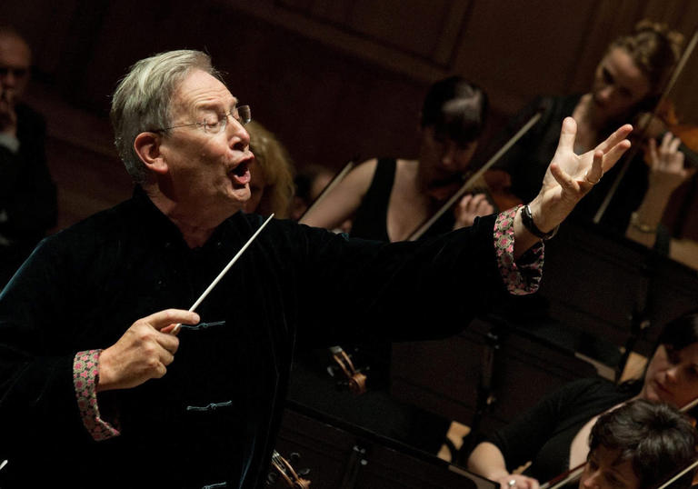 Photo of Gardiner conducting