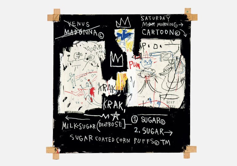 Painting by Jean Michel Basquiat 