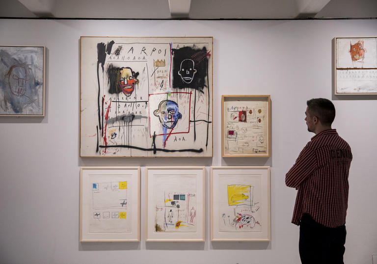 Basquiat: Boom for Real installation shot 