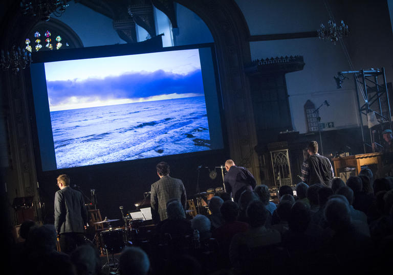 So Percussion performing From Out a Darker Sea