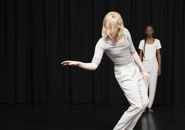 photo of two dancers