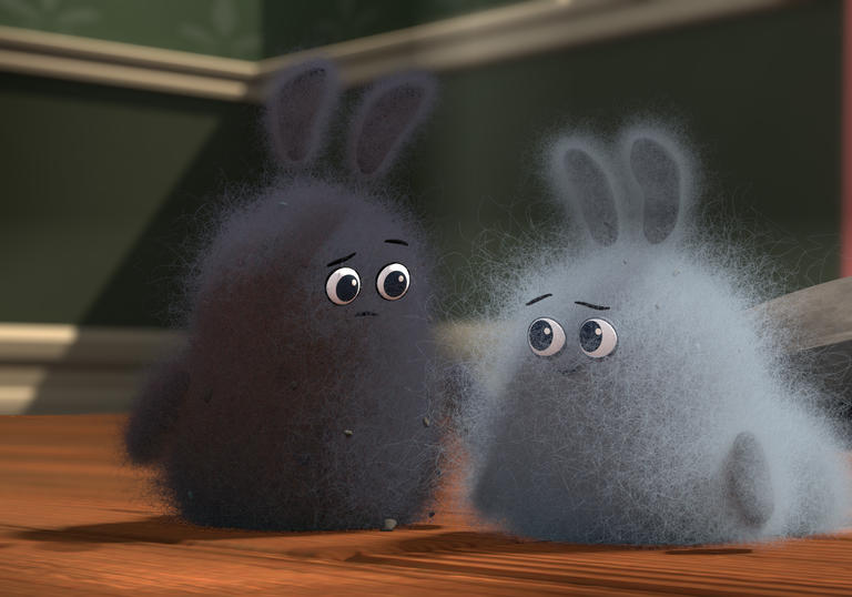 A still from Dust Bunnies part of LIAF's Magical Mayhem Shorts programme