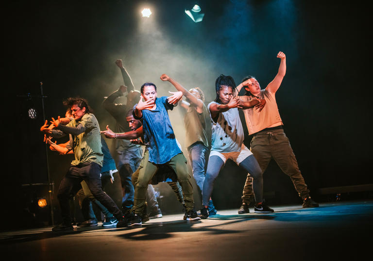 photo of boy blue dancers