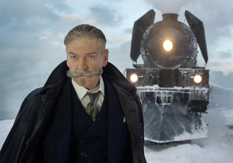 A still from Kenneth Branagh's Murder on the Orient Express