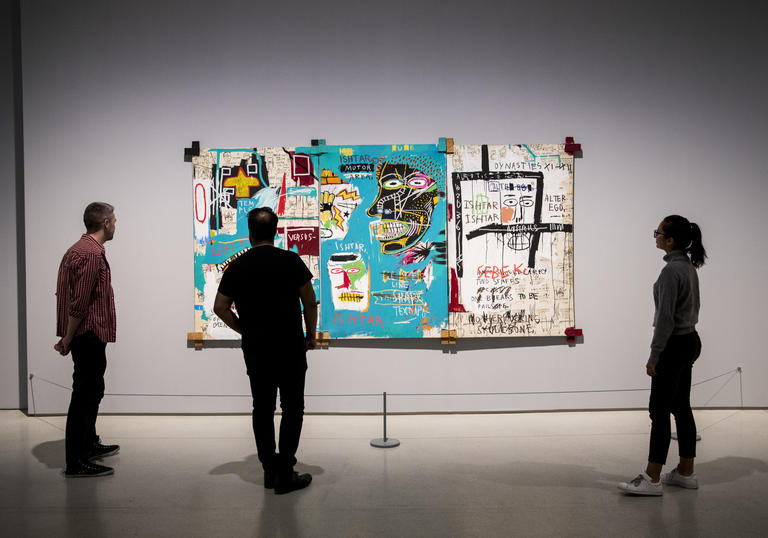 Basquiat Boom for Real installation view
