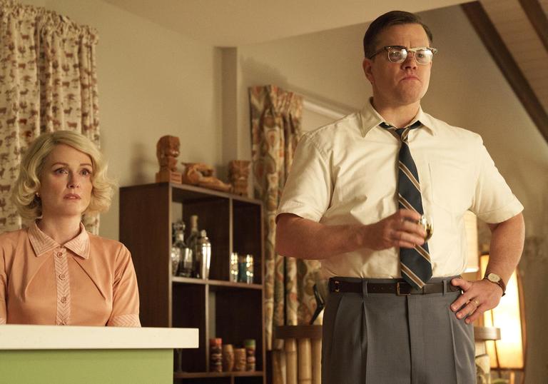 There's something up with frowning Matt Damon in Suburbicon