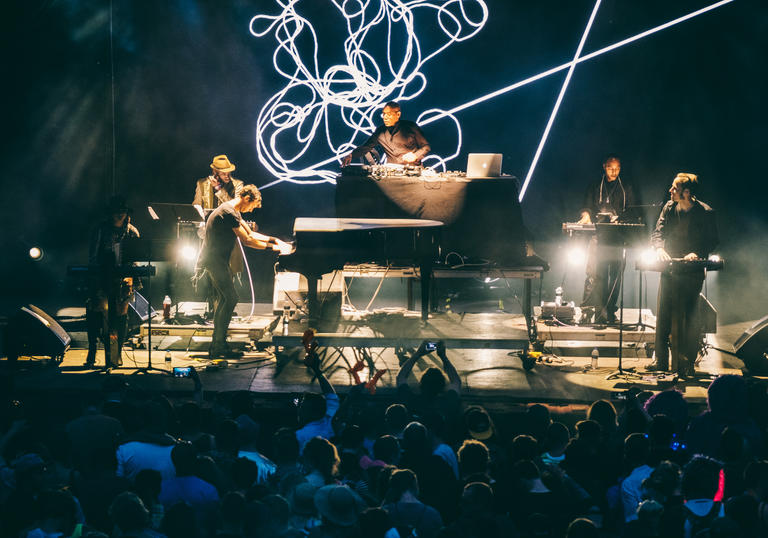 Carl Craig and the Synthesizer Ensemble wowing the crowds
