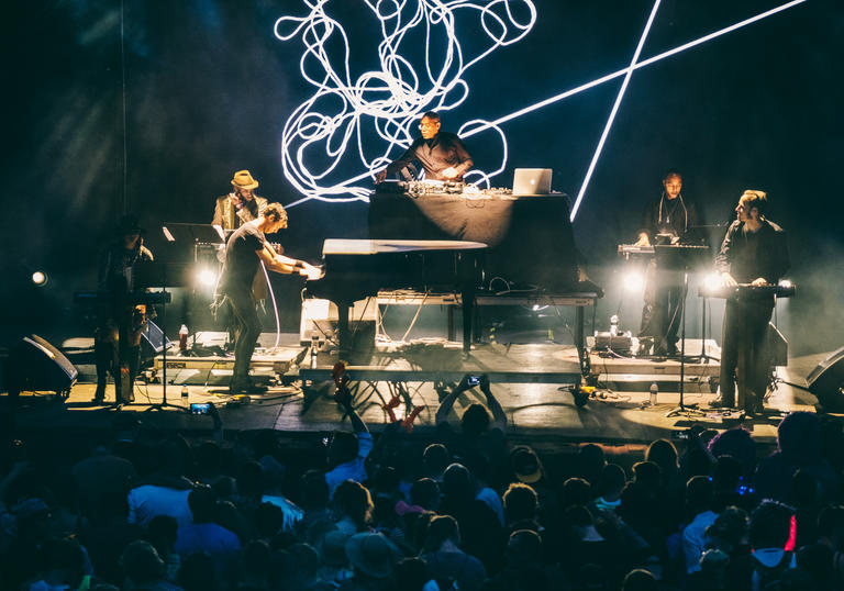 Carl Craig and the Synthesizer Ensemble wowing the crowds