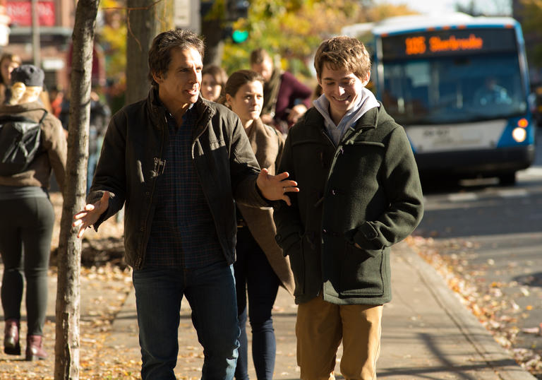 Ben Stiller shows his son the ropes in Brad's Status