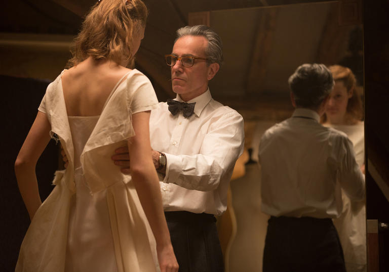 Daniel Day Lewis is making a lully little dress in Phantom Thread