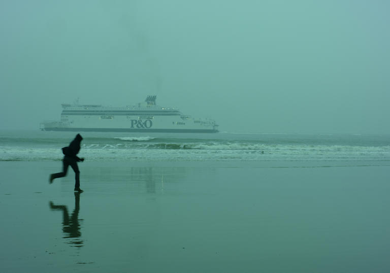 A still from Kroltz and Perceval's portrait of Calais' "Jungle"