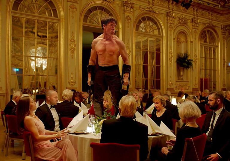 A still from Ruben Ostlund's The Square