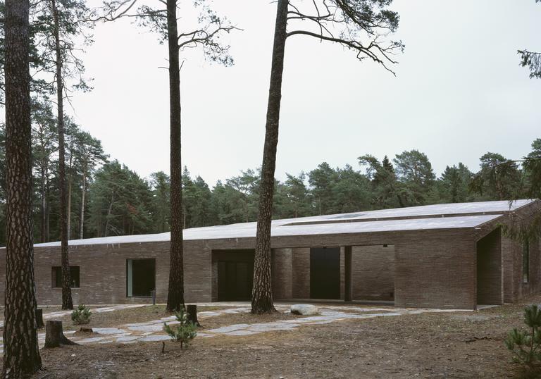 image of building and woods