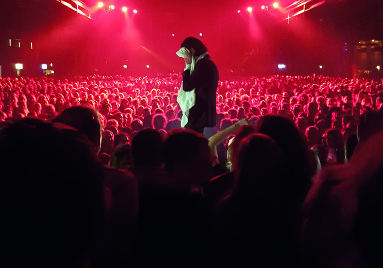Nick Cave on stage in Copenhagen