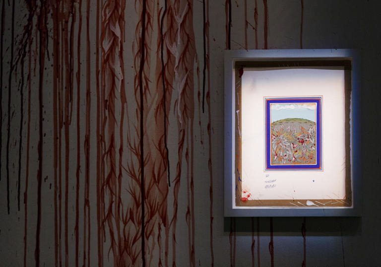 Photo of small painting