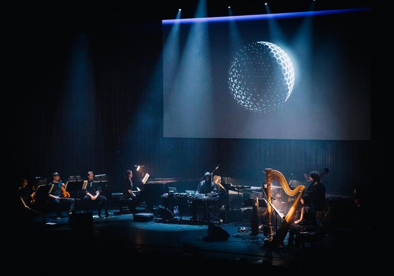 Actress playing with LCO at Barbican