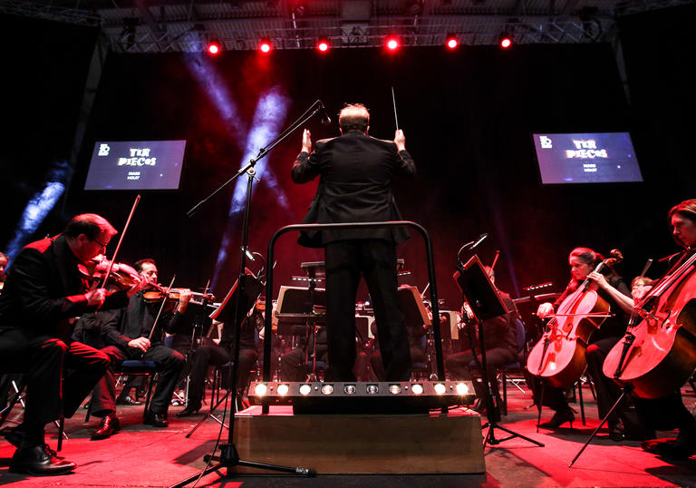 Group of musicians performing ten pieces