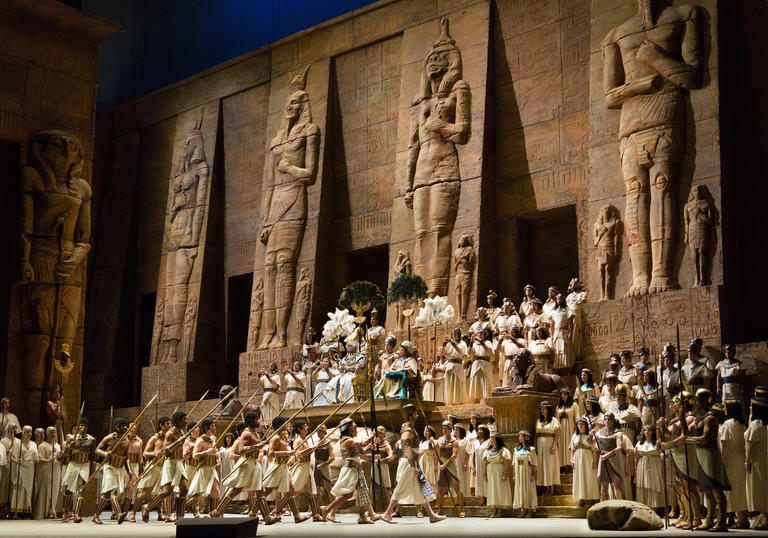 From Met Opera's Aida