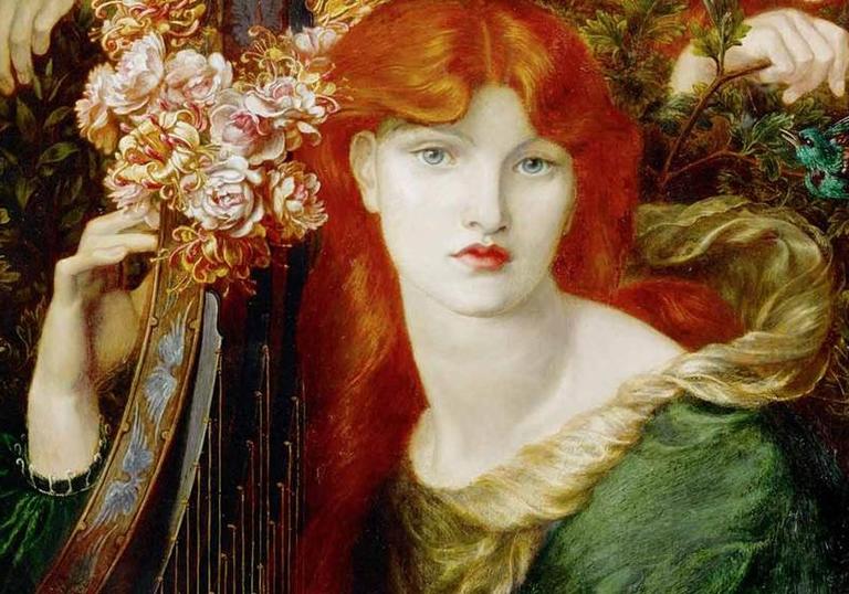 La Ghirlandadta, Dante Gabriel Rossetti, Guildhall Art Gallery,
