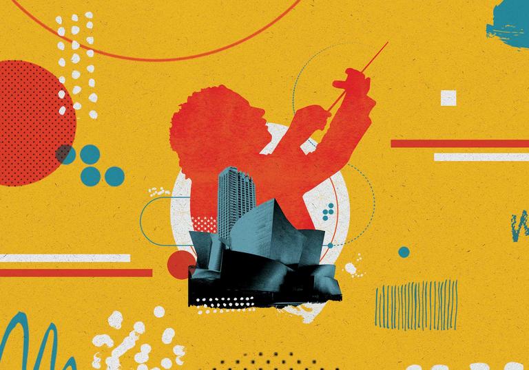 Los Angeles Philharmonic residency illustration