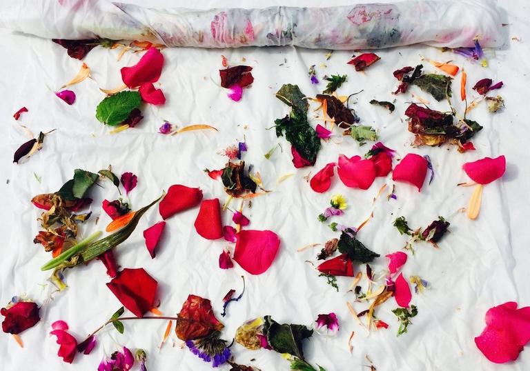 Image of Botanical Inks workshops as part of Make summer workshops in the barbican shop