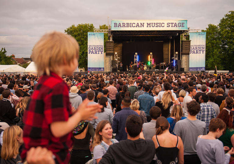 photos of people at walthamstow garden party