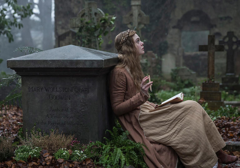 Elle Fanning in Mary Shelley