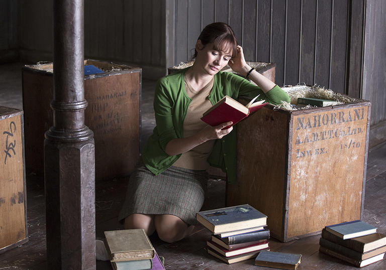 Emily Mortimer rebels through books