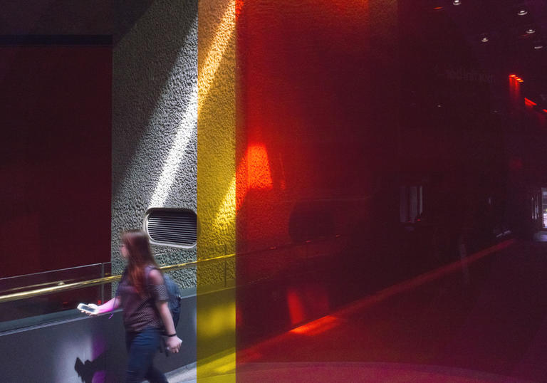 Image of Trokia Borrowed Light Barbican Centre Level G installation
