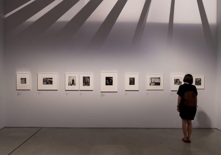 Install photo from Dorothea Lange: Politics of Seeing exhibition