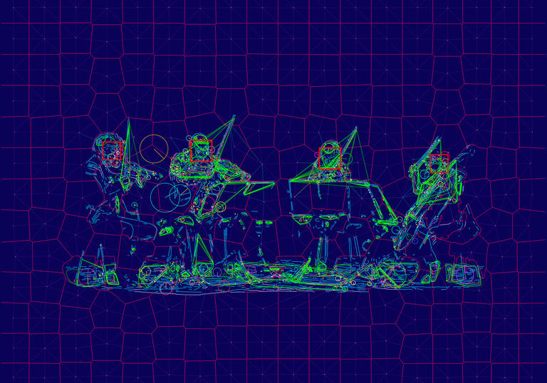 Graphic of people playing instruments